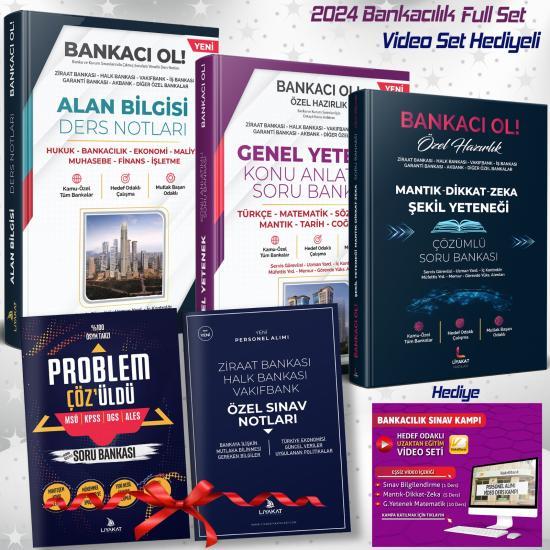 BANKACI OL EFSANE FUL SINAV SETİ - ALAN BİLGİSİ + GENEL YETENEK GENEL + MANTIK DİKKAT ZEKA VE ŞEKİL YETENEĞİ