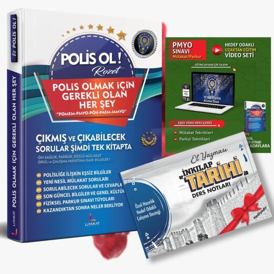 POLİS OL REHBER ROZET (Polis Olmak İçin Gerekli Olan Bilgiler) 2024 Alımları İçin Özel Kaynak (Video Hazırlık Seti Hediyeli)